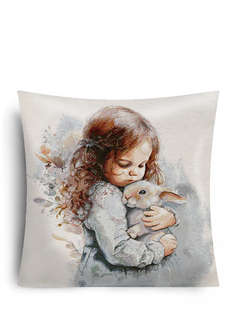 Наволочка декоративная 'Алиса в стране чудес' 45х45 см, гобел...