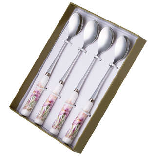 Набор из 4-х чайных ложек 'Ирисы' (Irises) Lefard 2