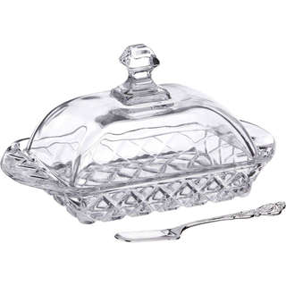Масленка с ножом, 17х11х9 см, Lefard Muza, артикул 195-129