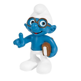 Гномик умный с книгой (смурфик), Schleich