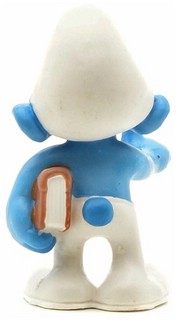 Гномик умный с книгой (смурфик), Schleich 3