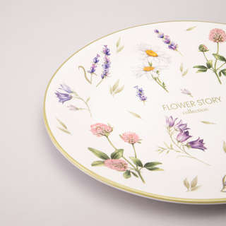 Блюдо овальное 32х26 см, Agness Flower Story, 358-2170 6