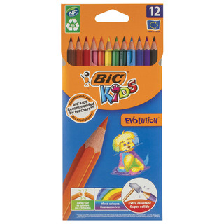 Карандаши цветные Bic Evolution 12 цветов 1