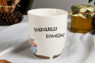 Кружка 380мл Винни-Пух, фарфор, Quinsberry 994382 2