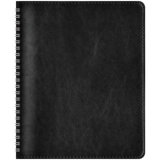 Бизнес-блокнот А5 80 л, на гребне, кожзам OfficeSpace 