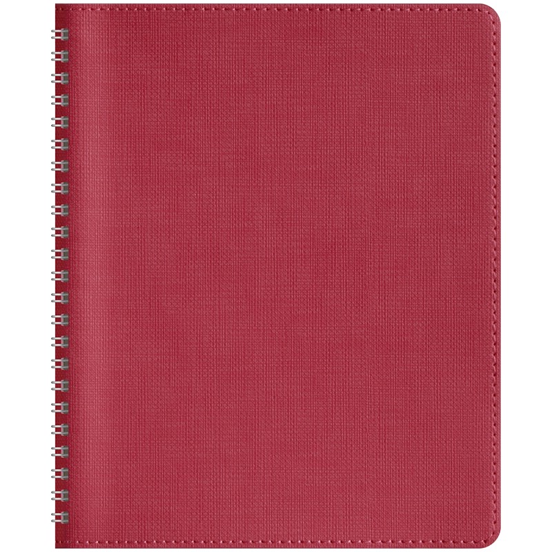 Бизнес-блокнот А5 80 л, на гребне, кожзам OfficeSpace 