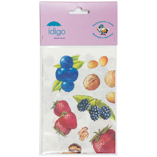 Декупажная карта на рисовой бумаге 'Ягоды и орехи', 32 x 45 с...