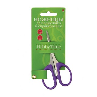 Ножницы BrunoVisconti для декупажа, 10.2 см, Альт 60-0032