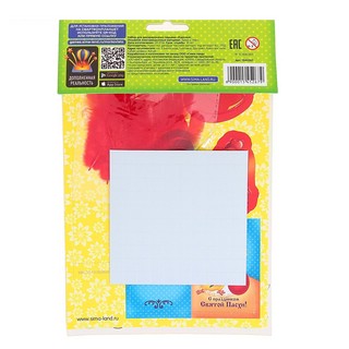 Набор для создания пасхального украшения 'Курочка' с перьями 5