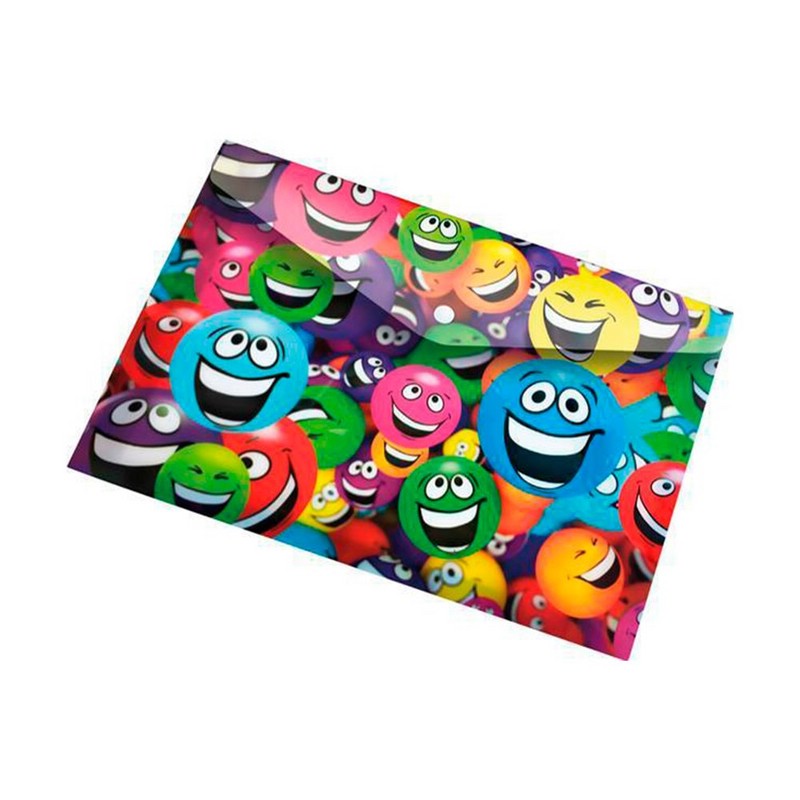 Папка-конверт А5 на кнопке 