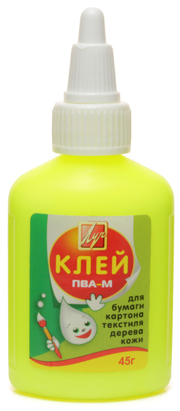 Клей ПВА Луч для бумаги и картона ПВА-М, 45 г