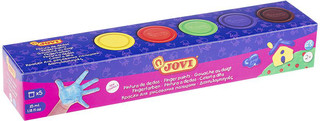 Jovi Краски пальчиковые 5 цветов 175 г 1