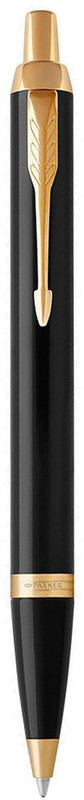 Parker Ручка шариковая IM Black GT цвет черный золотистый
