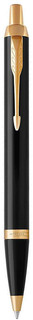 Parker Ручка шариковая IM Black GT цвет черный золотистый