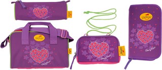 Ранец с наполнением DerDieDas xLIGHT Вишневое сердце 6