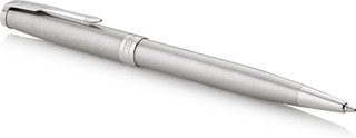 Parker Ручка шариковая Sonnet Stainless Steel CT, цвет чернил: черный 2
