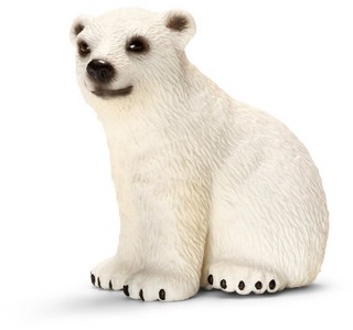 Schleich Фигурка Белый медвежонок 14660