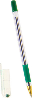MunHwa Ручка шариковая MC Gold зеленая, цвет прозрачный, зеленый