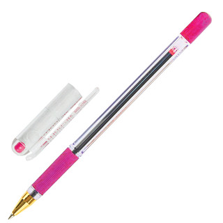 MunHwa Ручка шариковая MC Gold розовая, цвет прозрачный, розовый