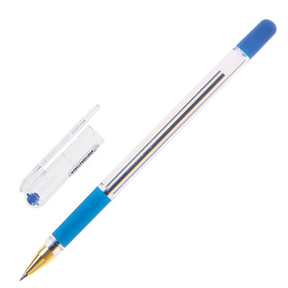 MunHwa Ручка шариковая MC Gold синяя, цвет прозрачный, синий