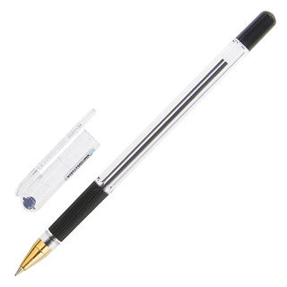 MunHwa Ручка шариковая MC Gold черная, цвет прозрачный, черный