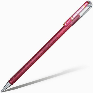 Ручка гелевая Pentel Hybrid Dual Metallic 1.0 мм, хамелеон (розовый / розовый металлик) 1