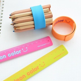 Линейка-браслет гибкая DELI, неоновая, 18 см 4