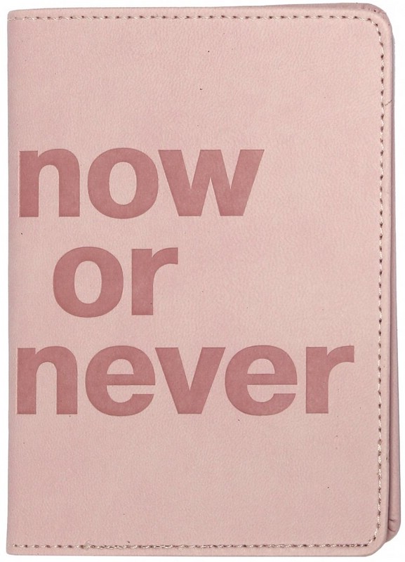 Обложка для автодокументов 'Now, pink', искусственная кожа (IDL007)