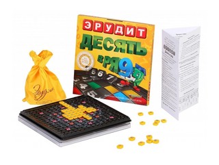 Настольная игра Эрудит: Десять в ряд 2