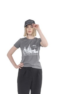 Футболка с видом главного здания МГУ имени М.В. Ломоносова