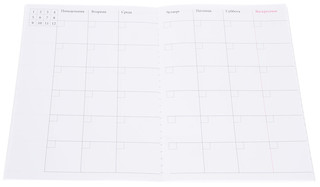 Блокнот-планнер. Mindfulness. Фламинго (формат А4, на скобе, голубая обложка) 2