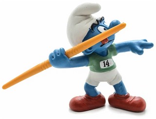 Гном Копьеметатель (смурфик), Schleich 2