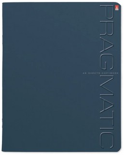 Тетрадь 'PRAGMATIC', А5+, 48 листов, клетка, в ассортименте. Цена за 1 шт. 3