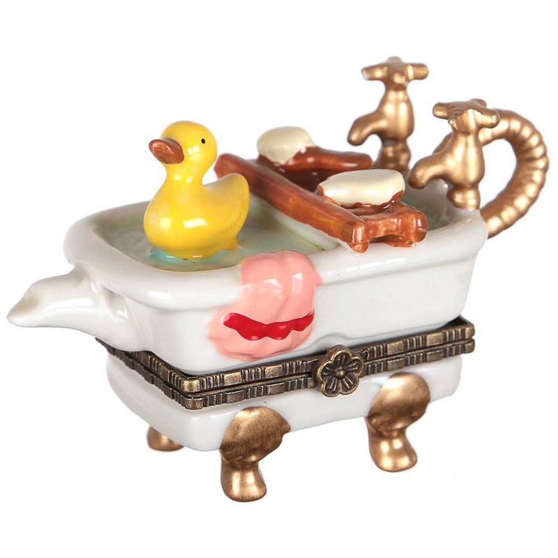 Шкатулка 'Ванна' высота 5 см