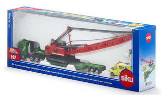 Siku Автотранспортер с экскаватором 4