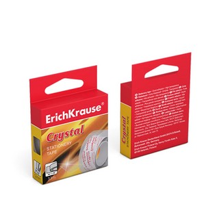 Клейкая лента ErichKrause Crystal, 12 мм х 33 м, прозрачная 3