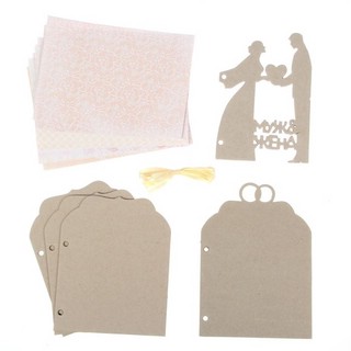 Альбом-заготовка для скрапбукинга 'Свадьба' 12.5х19 см, арт.1227809 2