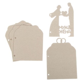 Альбом-заготовка для скрапбукинга 'Свадьба' 12.5х19 см, арт.1227809 5