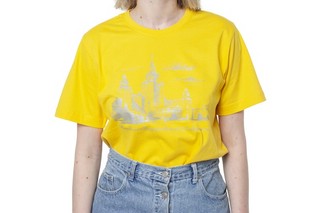 Футболка с видом главного здания МГУ имени М.В. Ломоносова