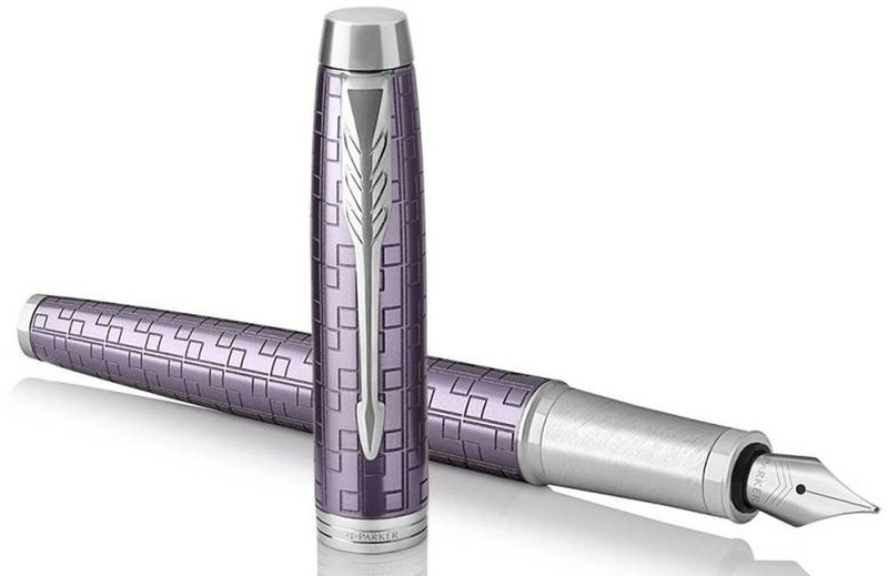 Ручка перьевая Parker IM Premium F324, сиреневый, цвет чернил: синий
