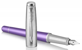 Ручка перьевая Parker Urban Premium F311, сиреневый, цвет чер...