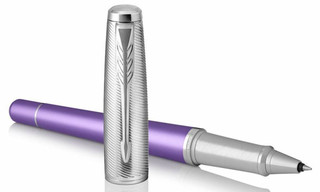 Ручка роллер Parker Urban Premium T311, сиреневый, цвет черни...