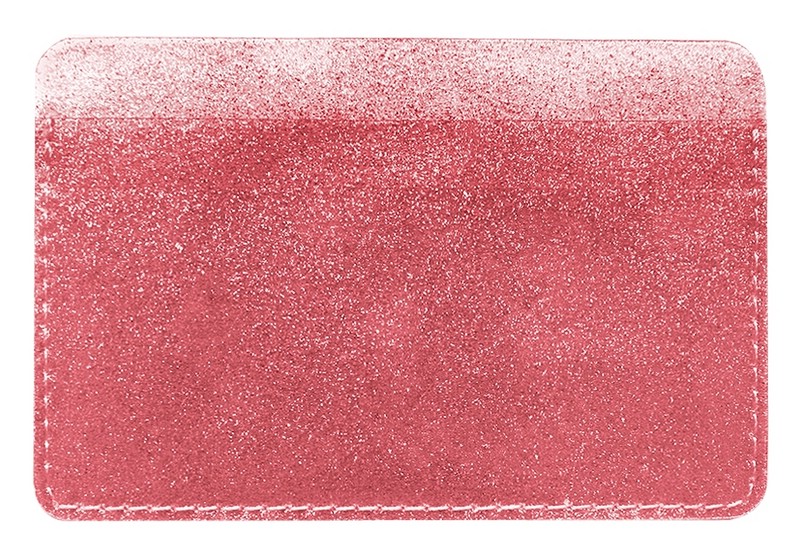 Обложка для проездного билета 'Tinsel' 105х70 мм, пластик, розовый, Infolio Study