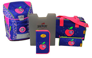 Ранец DerDieDas ErgoFlex Vario 'Яблоко' 950 гр, с наполнением...