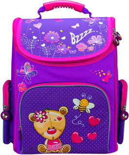 Ранец школьный Silwerhof, цвет розовый, фиолетовый