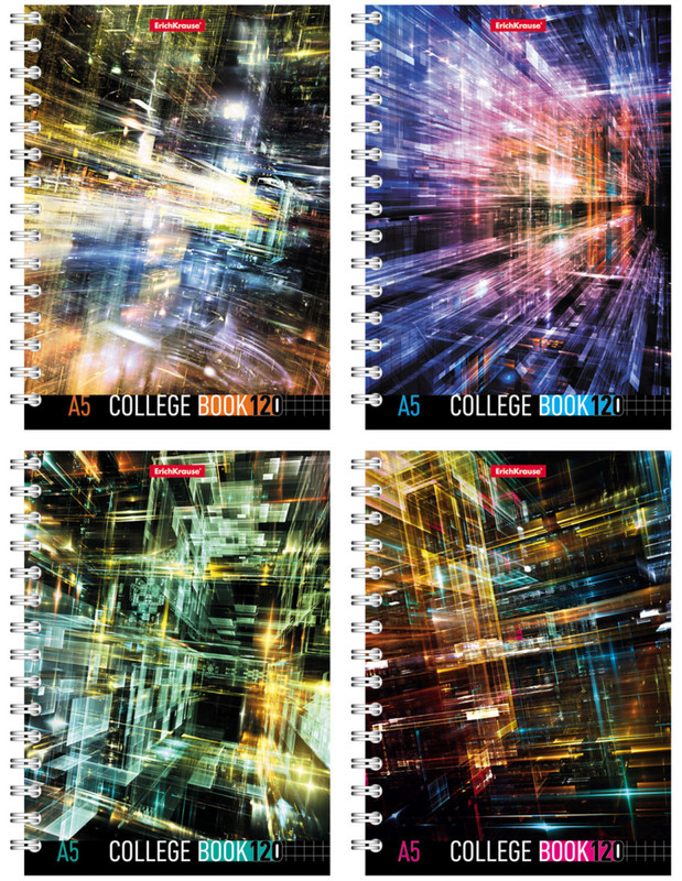 Тетрадь на спирали, А5, 120 листов, клетка ErichKrause