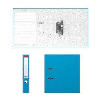 Папка–регистратор с арочным механизмом 'Neon', А4, 50 мм, голубой ErichKrause