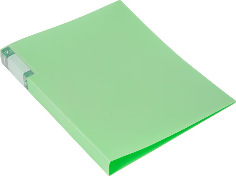 Бюрократ Папка с зажимом Gems А4 цвет светло-зеленый