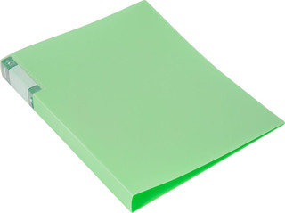 Бюрократ Папка с зажимом Gems А4 цвет светло-зеленый