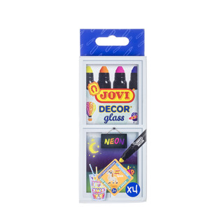 Мелки JOVI Восковые для стекла и др поверхностей выдвижные, 4...